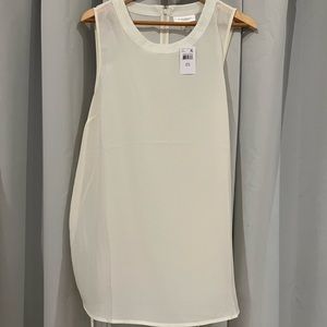 NWT; Motherhood Maternity; cream colored blouse